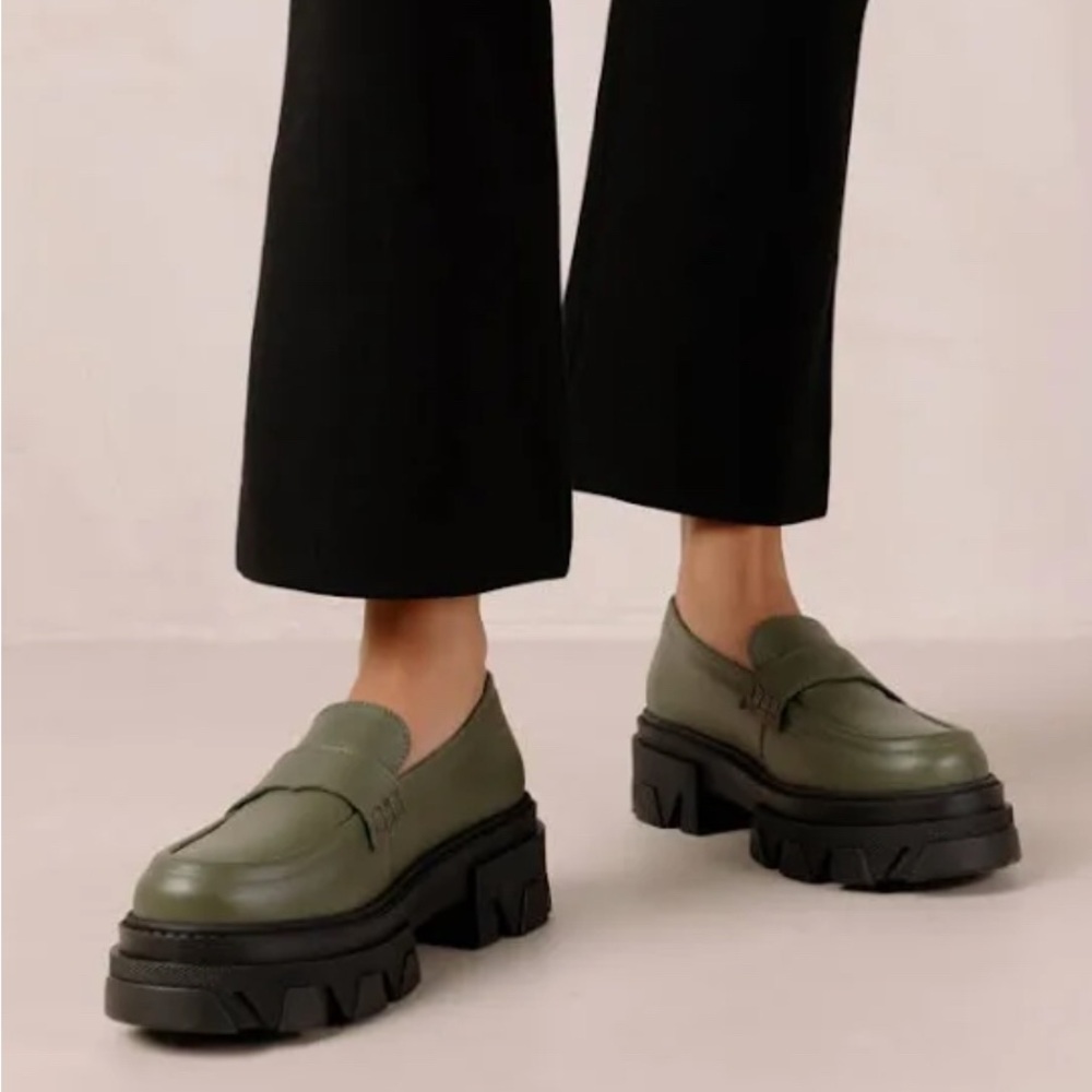 ALOHAS Sage Green Trailblazer Loafers